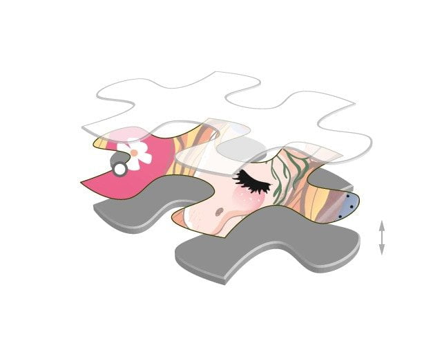 Grootte van de puzzelstukjes