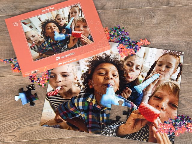 Fotopuzzel voor kinderen met eigen foto's