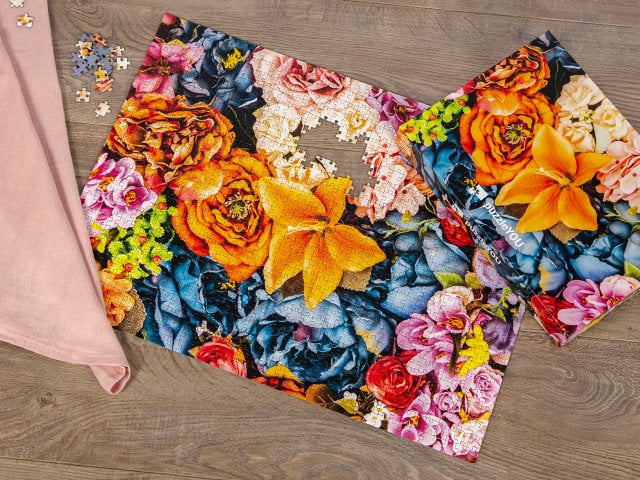 Puzzel afbeeldingen voor Moederdag met gepersonaliseerde puzzeldoos