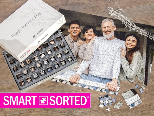 SMART SORTED® - de verrassingspuzzel voor Vaderdag