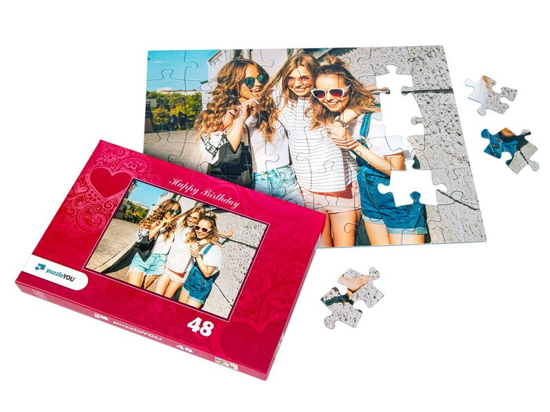 Puzzeldoos voor jouw fotopuzzel 48 stukjes