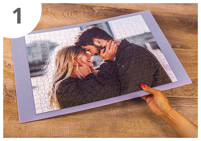 Instructies voor puzzellijst 48 tot 2000 stukjes Stap 1