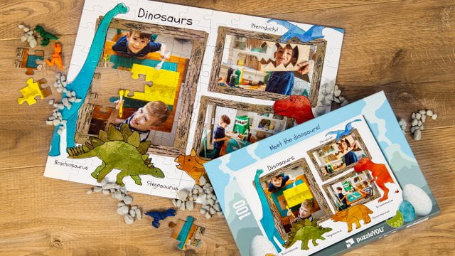 Kinderpuzzel met eigen foto‘s
