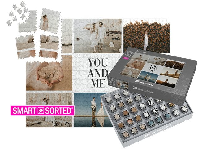 Puzzeldoos Delphin Grey