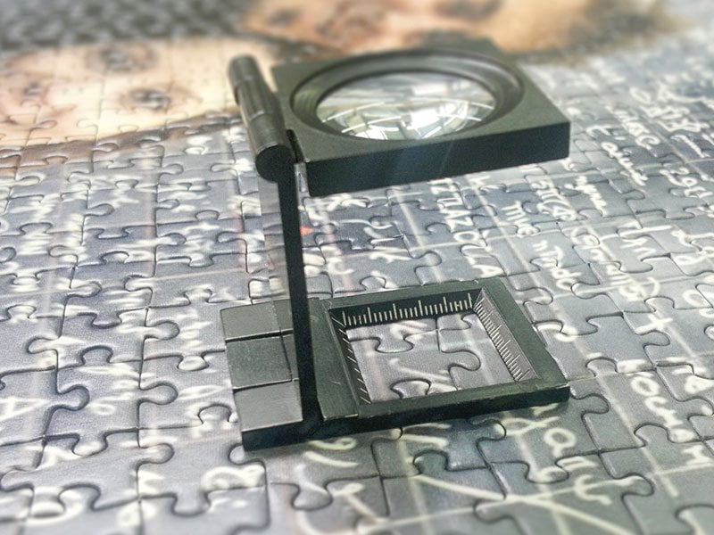 Fotopuzzel in digitaal drukproces