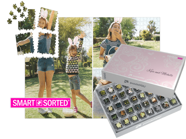 Puzzeldozen "Pure Love (pink)"