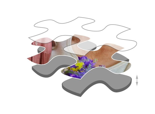 Fotopuzzle mit 500 Teilen Premium Puzzlepappe