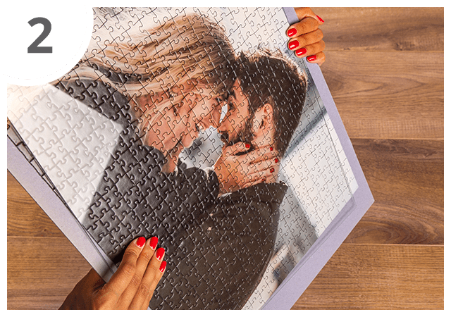 Instructies voor puzzellijst 48 tot 2000 stukjes Stap 2