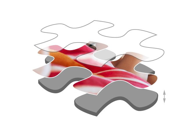 Dikte van de puzzelstukjes