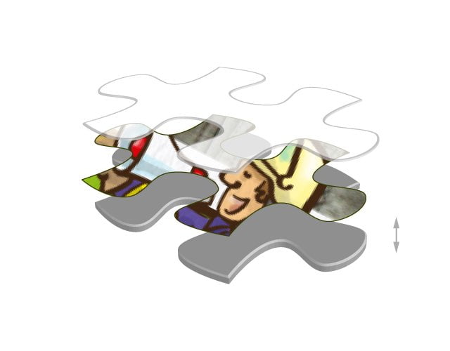 Grootte van de puzzelstukjes