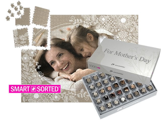 SMART SORTED® - de verrassingspuzzel voor Moederdag - Puzzeldozen Snow White